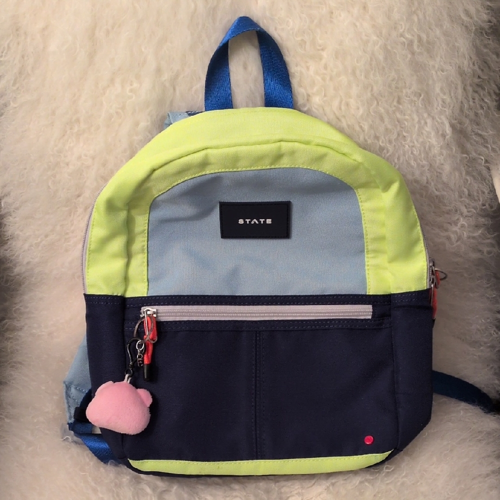 STATE Blue and Yellow Athletic Backpack